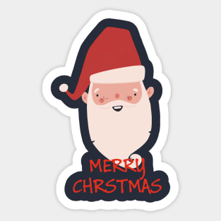 Santa Christmas - Happy Christmas and a happy new year! - Available in stickers, clothing, etc Sticker